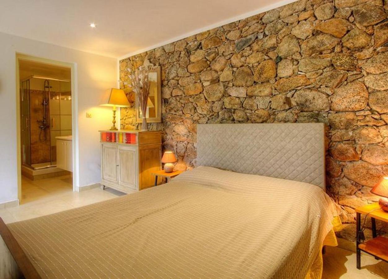 Studio Confortable Avec Vue Sur La Montagne A Moltifao 30M² Jardin Buitenkant foto