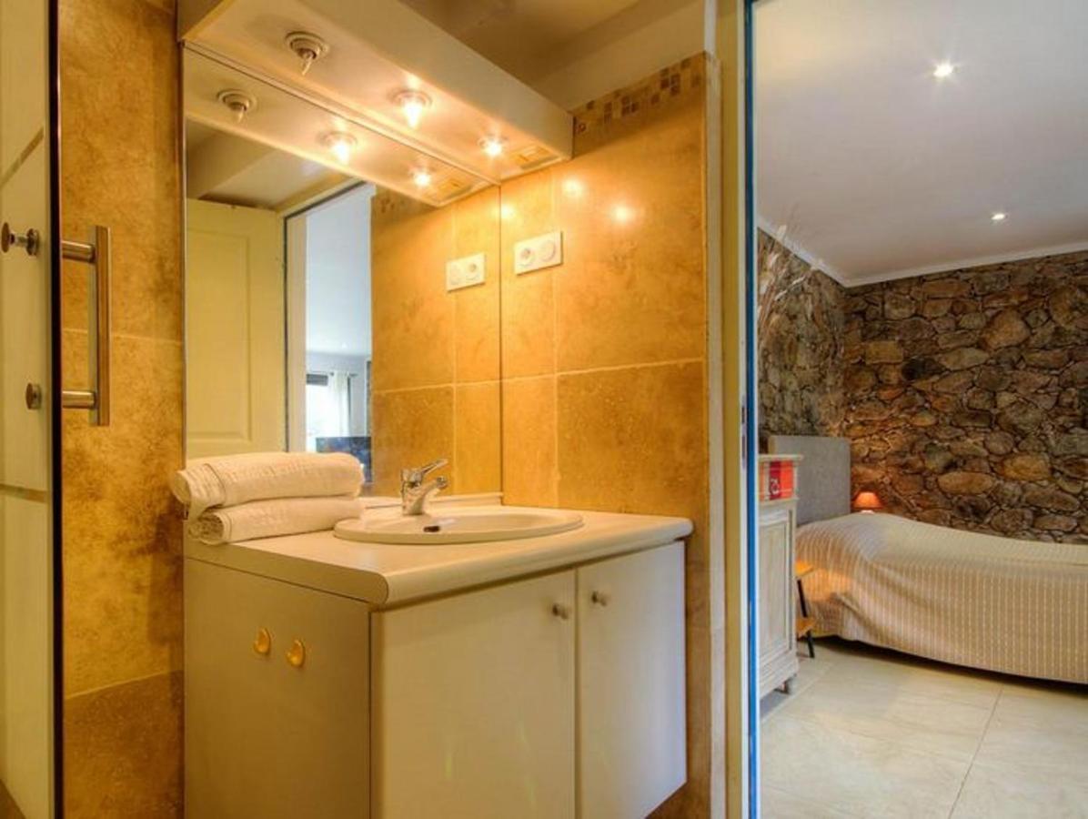 Studio Confortable Avec Vue Sur La Montagne A Moltifao 30M² Jardin Buitenkant foto